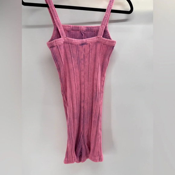Zara Ribbed Tie Dye Jumpsuit Romper Bloggers Fav Small - Picture 6 of 9